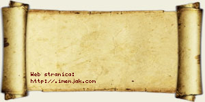 Tatjana Crnjanski vizit kartica